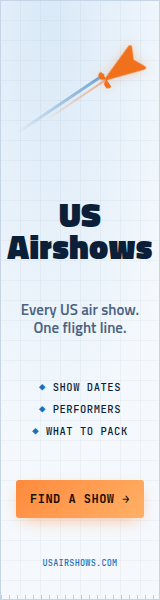 US Airshows 160×600 light banner