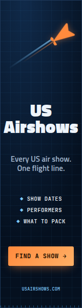 US Airshows 160×600 dark banner